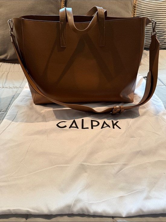 Calpak Handbags - Calpak Tote Bag in Camel